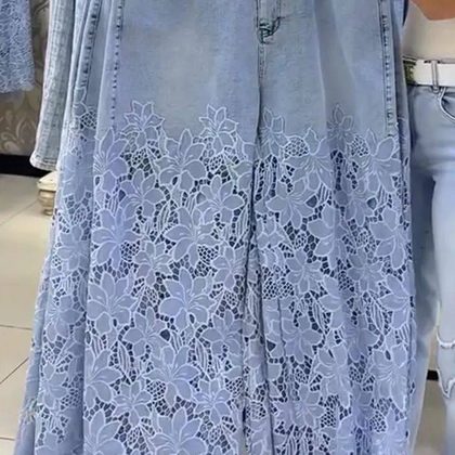 Floreal Jeans su gruccia
