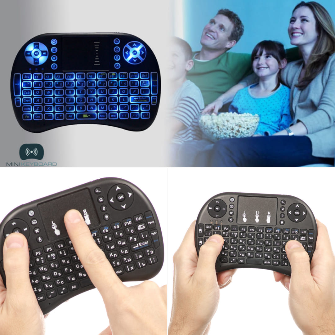 Mini Keyboard utilizzata in salotto