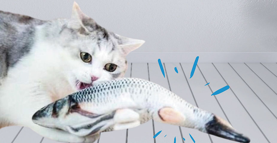 Magic Fish | Giocattolo a forma di pesce per i gatti