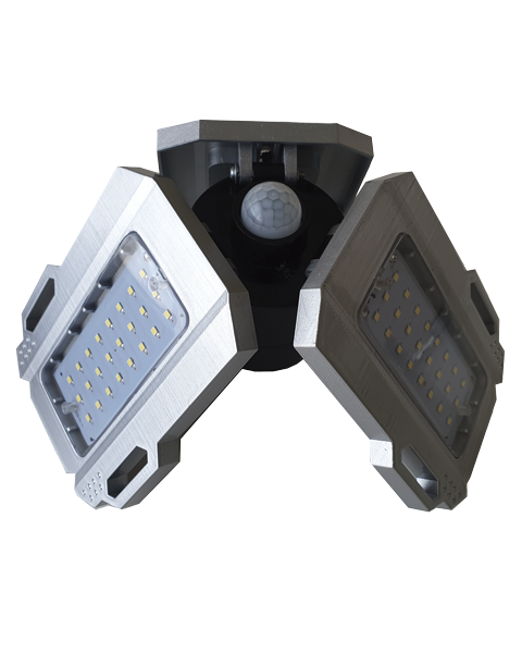 Starlyf Triple Bright | La lampada focale con 3 pannelli a led, 72 luci led ad alta intensit&agrave; e sensore di movimento